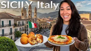 ITALIAN STREET FOOD TOUR in Sicily, Italy!  (First Time in Southern Italy)