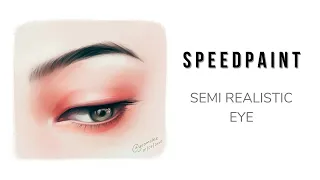 Semi Realistic Eye | SPEEDPAINT