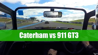 Caterham vs Porsche 911 GT3 | Track day