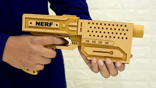 【NERF】How to Make Gun with Cardboard