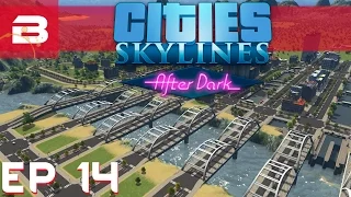 Cities Skylines After Dark - Prison Break Water-Walkers - Ep 14 (City Building Gameplay)