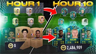 What's the Best Team you can make in 10 Hours on FIFA 22?