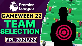 FPL DOUBLE GAMEWEEK 22 TEAM SELECTION | TOP 10K | Fantasy Premier League FPL Tips 2021/22