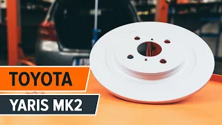 Как заменить задние тормозные диски на TOYOTA YARIS Mk2 [ВИДЕОУРОК AUTODOC]