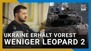 Weniger Leopard-2-Panzer für Ukraine als von Bundesregierung angekündigt
