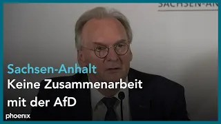 Statement von Reiner Haseloff zum Koalitionsstreit in Sachsen-Anhalt am 08.12.20