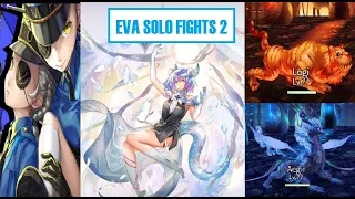 Another Eden (GL) ver 2.11.20 - Eva Solo Fight VS True Aegir, Logi, Justine & Caroline