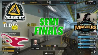 GODSENT vs mousesports -  Dreamhack  Winter - Semi-finals - HIGHLIGHTS CSGO