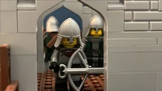 Rebellion | Black Falcons siege | Lego Castle Battle Stop Motion