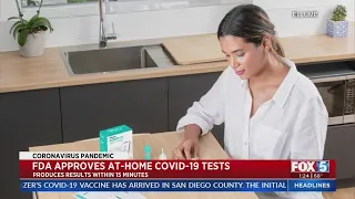 FDA Approves First At-Home COVID-19 Tests