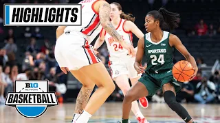 Michigan State vs. Ohio State | Highlights | Big Ten Women's Basketball | March 4, 2022