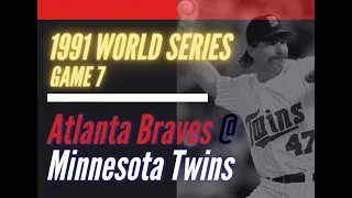 Atlanta Braves vs Minnesota Twins (10-27-1991) (World Series Game #7) (Complete Game Radio Call)