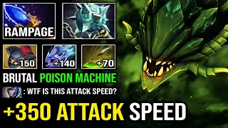 +350 ATTACK SPEED Poison Machine Viper LEVEL 30 Overpower | Brutal Hit Like a Truck 7.30d Dota 2