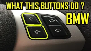 BMW 1 3 5 Series Steering Wheel Buttons Rhomb Star Explained