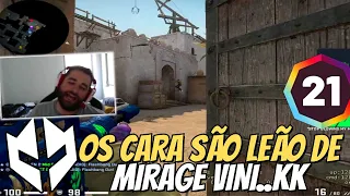 FALLEN E VINI, destruindo LEVEL 21 DA GC! - CSGO | DUST 2