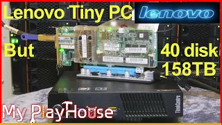 Lenovo Tiny M93p Storage Server with 158TB - 1266