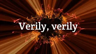GOSPEL MUSIC MOTIFS | "VERILY, I SAY UNTO YOU" - JOHN 6:47-48 | FULL VIDEO