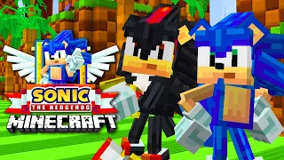 Sonic & Shadow Play Minecraft Sonic DLC Part 1 - UNLOCKING SHADOW!?