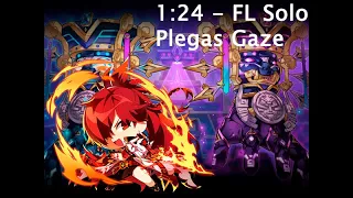 [Elsword] Plegas Gaze 16-1 Flame Lord Solo Run 1:24