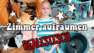 ZIMMER AUFRÄUMEN REALISTISCH | SO SCHLIMM WAR ES NOCH NIE! 🫣  CLEANING UP MY MESSY ROOM? 🧹HEY ISI