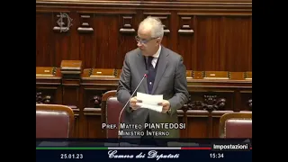 PIANTEDOSI: "CON GOVERNO MELONI LA LOTTA ALLA MAFIA NON SUBIRÀ NESSUN ARRETRAMENTO"