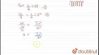 A solenoid has an inductance of 10 henty and a resistance of 2 ohm. It is connected to a 10 volt...