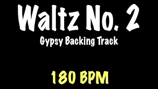 Waltz No. 2 (Shostakovich) - Gypsy Jazz Backing Track 180 BPM - Django Reinhardt