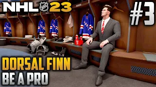 NHL 23 Be a Pro | Dorsal Finn (Goalie) | EP3 | WE HAVE ARRIVED IN THE BIG APPLE (PRESEASON DEBUT)