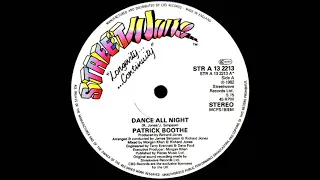 Patrick Boothe - Dance All Night (Dj ''S'' Rework)