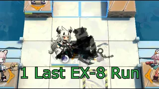 [Arknights] DH-EX-8 Challenge Mode E1 4* Only 9 Ops (No Stickers)