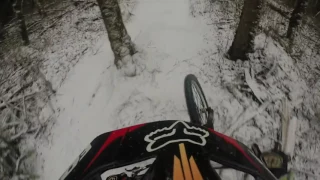 Deep Snow ride Downhill