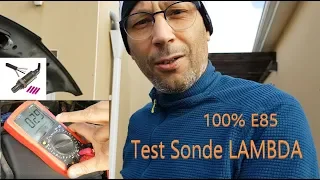 Testez le bon fonctionnement de la Sonde LAMBDA