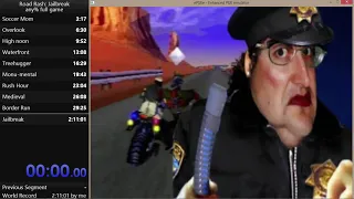 WORLD RECORD | Road Rash: Jailbreak Speedrun - Any% full game