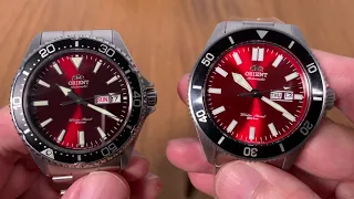 Orient Divers Comparison - Kamasu vs Kanno, let's paint the town red!