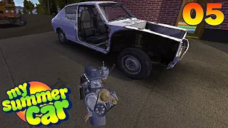 My Summer Car - Ep. 5 - 4 Cylinder Engine Assembly