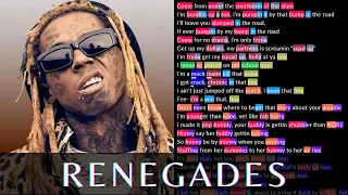 Lil Wayne  - Renegades | Rhymes Highlighted