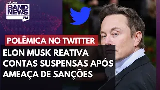 Twitter reativa contas de jornalistas banidos por Elon Musk