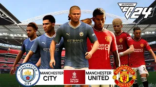 Manchester City-Manchester United |Emirates FA cup FINAL🏆| FC24