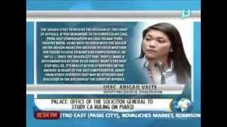 [NewsLife] Palace: Office of the Solicitor General to study  C.A. ruling on PIATCO || August 9, 2013