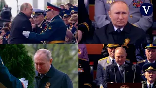 Todas las imágenes de Putin durante el desfile en el Día de la Victoria en Rusia