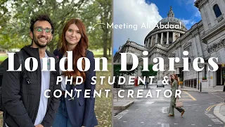 London Diaries | Meeting Ali Abdaal, Working on my PhD Dissertation & Exploring with my Grandma #AD