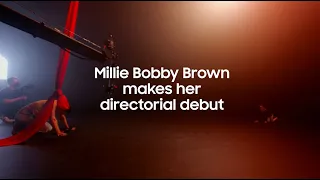 Filmed #withGalaxy BTS with Millie Bobby Brown | Samsung