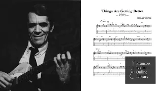 Things Are Getting Better - Ed Bickert (Transcription)