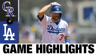 Rockies vs. Dodgers Highlights (7/25/21) | MLB Highlights