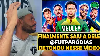 REACT FUTPARODIAS | ♫ SUPER-MEDLEY DO NEYMAR | FutParódias - Especial de 10 Milhões #futparodias