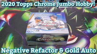 Negative Refactor & Gold Wave Auto /50! | 2020 Topps Chrome Jumbo Hobby Box