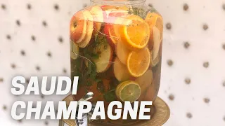 SAUDI CHAMPAGNE 🥂 | ARABIC CHAMPAGNE | FRUITY SUMMER MOCKTAIL | FIVE FOOD MAKERS