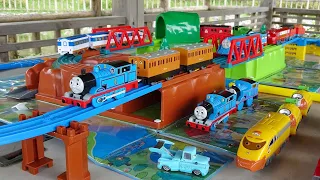 Thomas the Tank Engine & Chuggington ☆ Let's run the train with Plarail Odekake Bag!