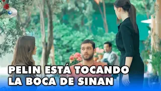 Dulce Venganza español - Pelin está tocando la boca de Sinan - Sección 18