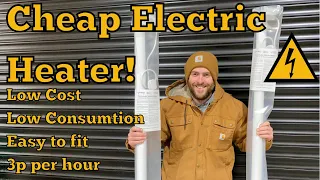 Tube Heaters Cheap Low Cost Electric. Cheapest Running Cost Of All Heaters!!